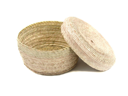 PALM FIBER TORTILLA BASKET