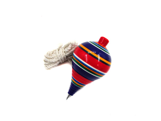 MULTICOLORED SPINNING TOP TOY